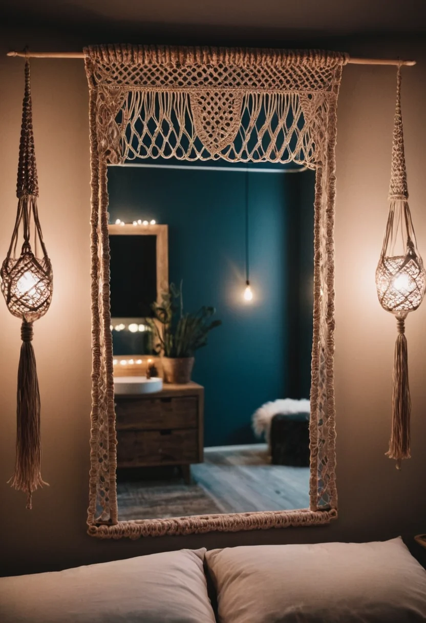 Macrame Wall Mirror
