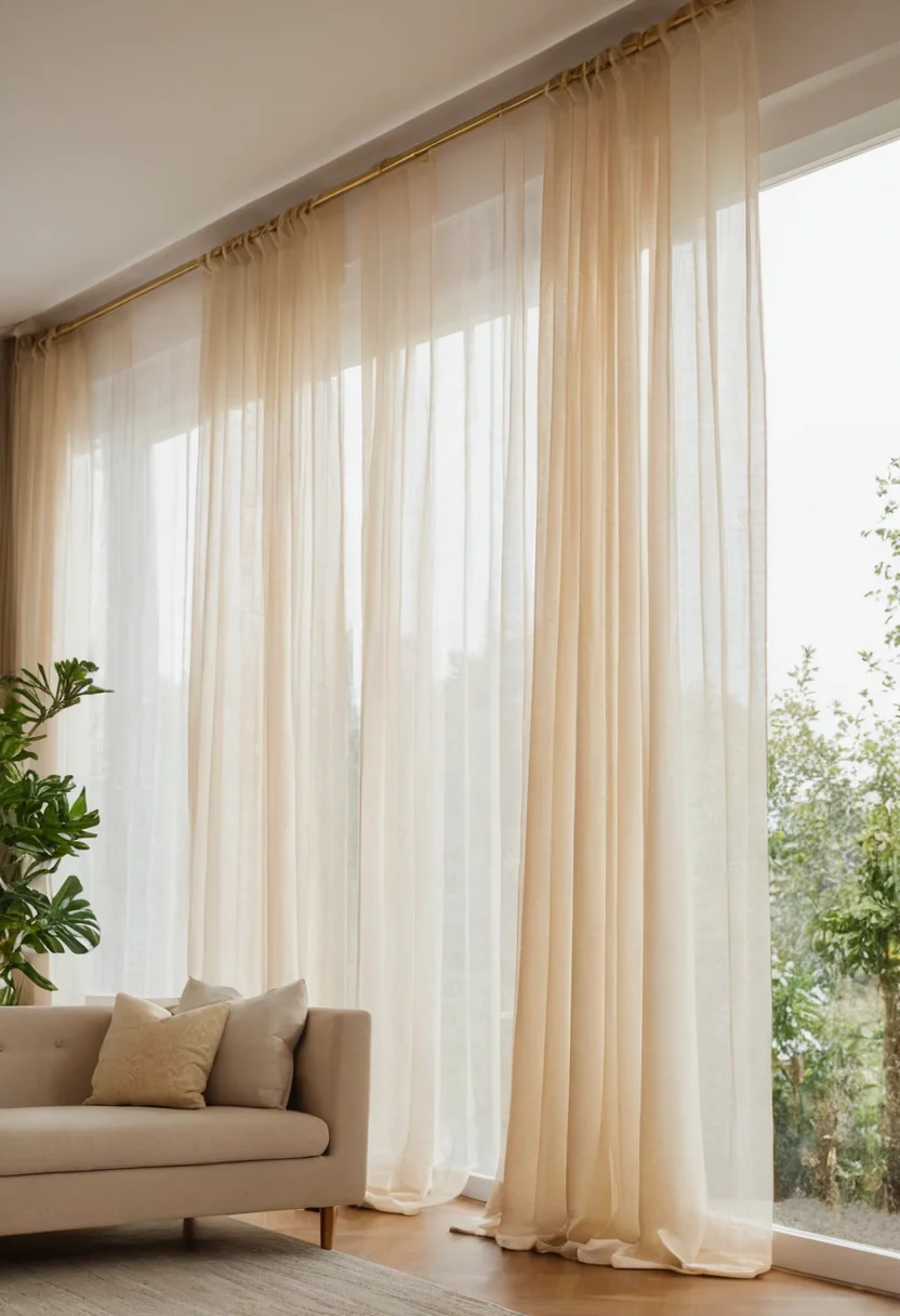 Sheer Curtains for a Light and Airy Feel
