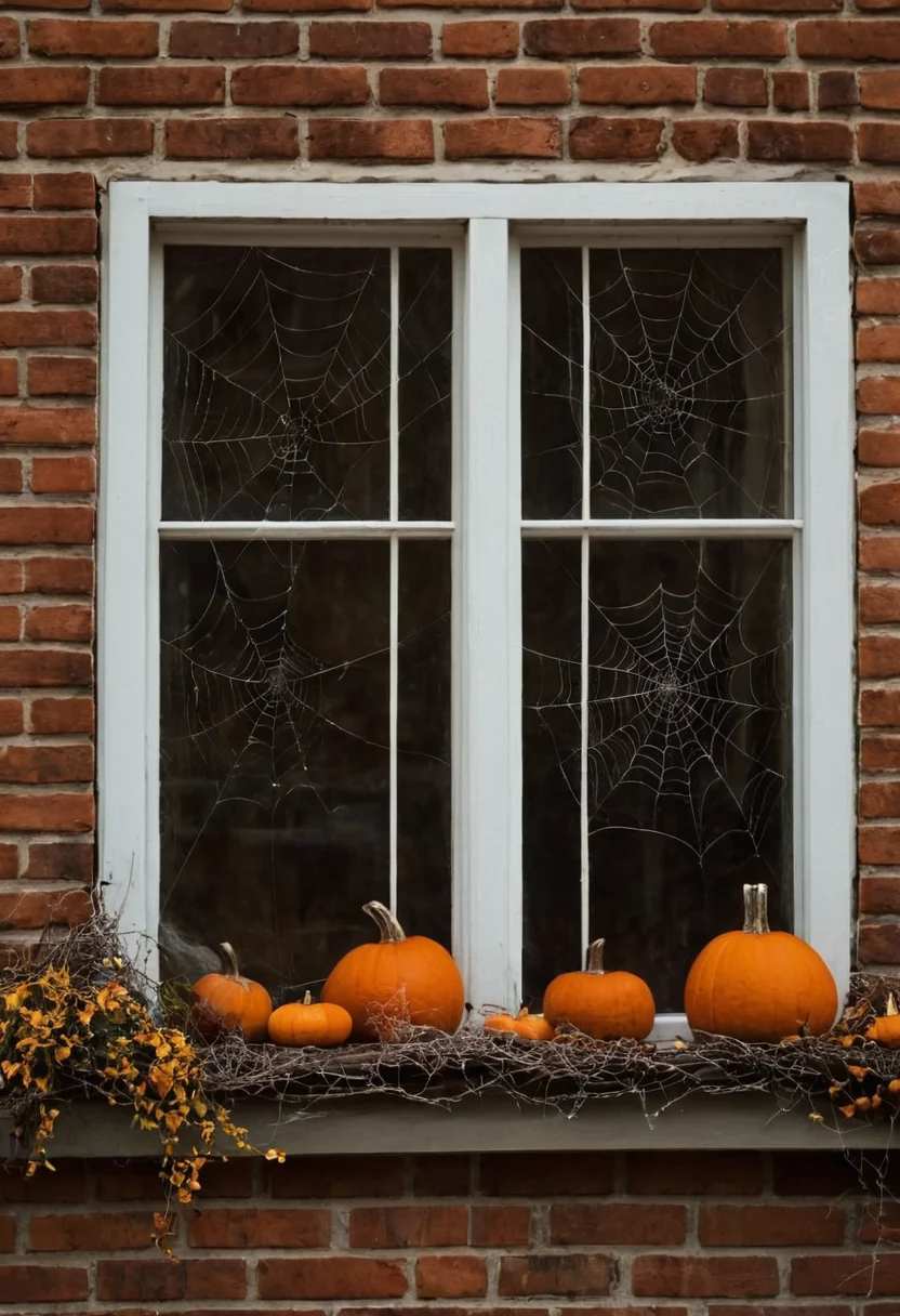  Cobwebs Across an Open Window or Door
