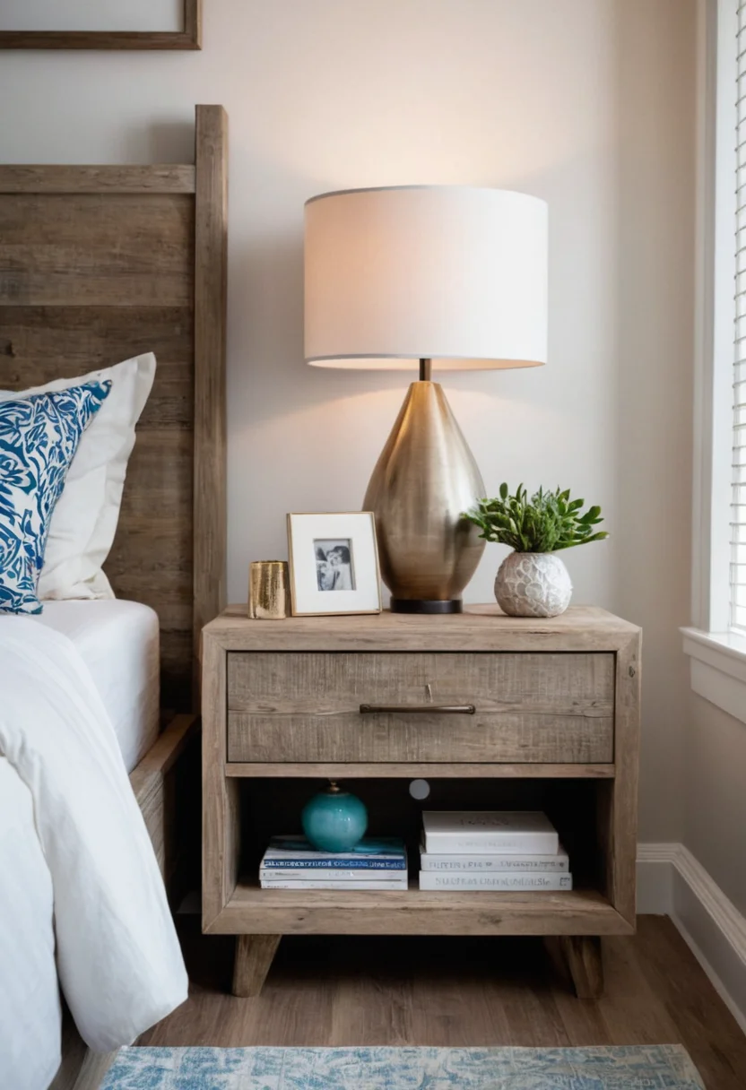 Weathered Wood Nightstands
