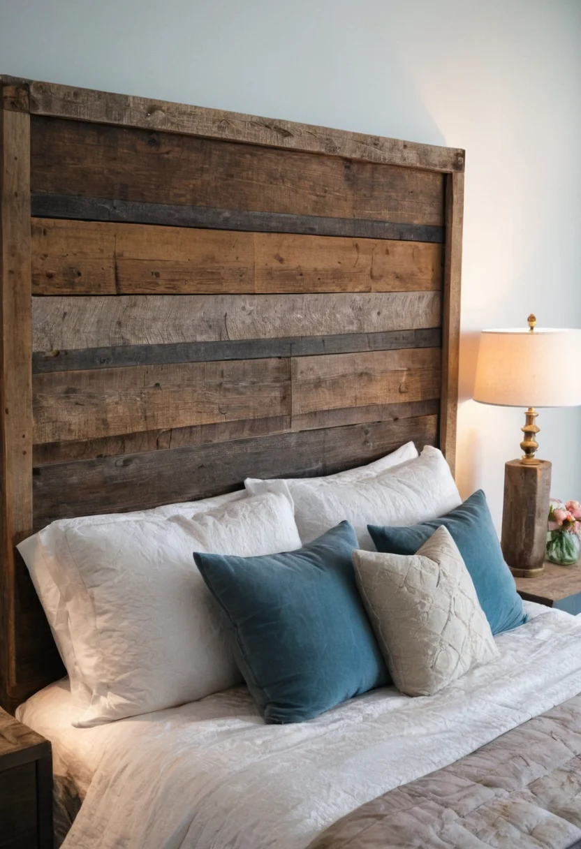 Make a Headboard from Reclaimed Wood
