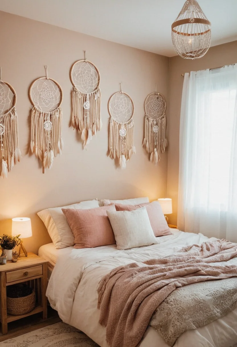 Room With Dreamcatcher Wall Decor
