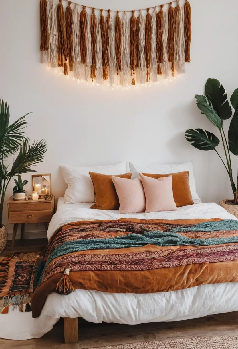 Room With Tassel Garland
