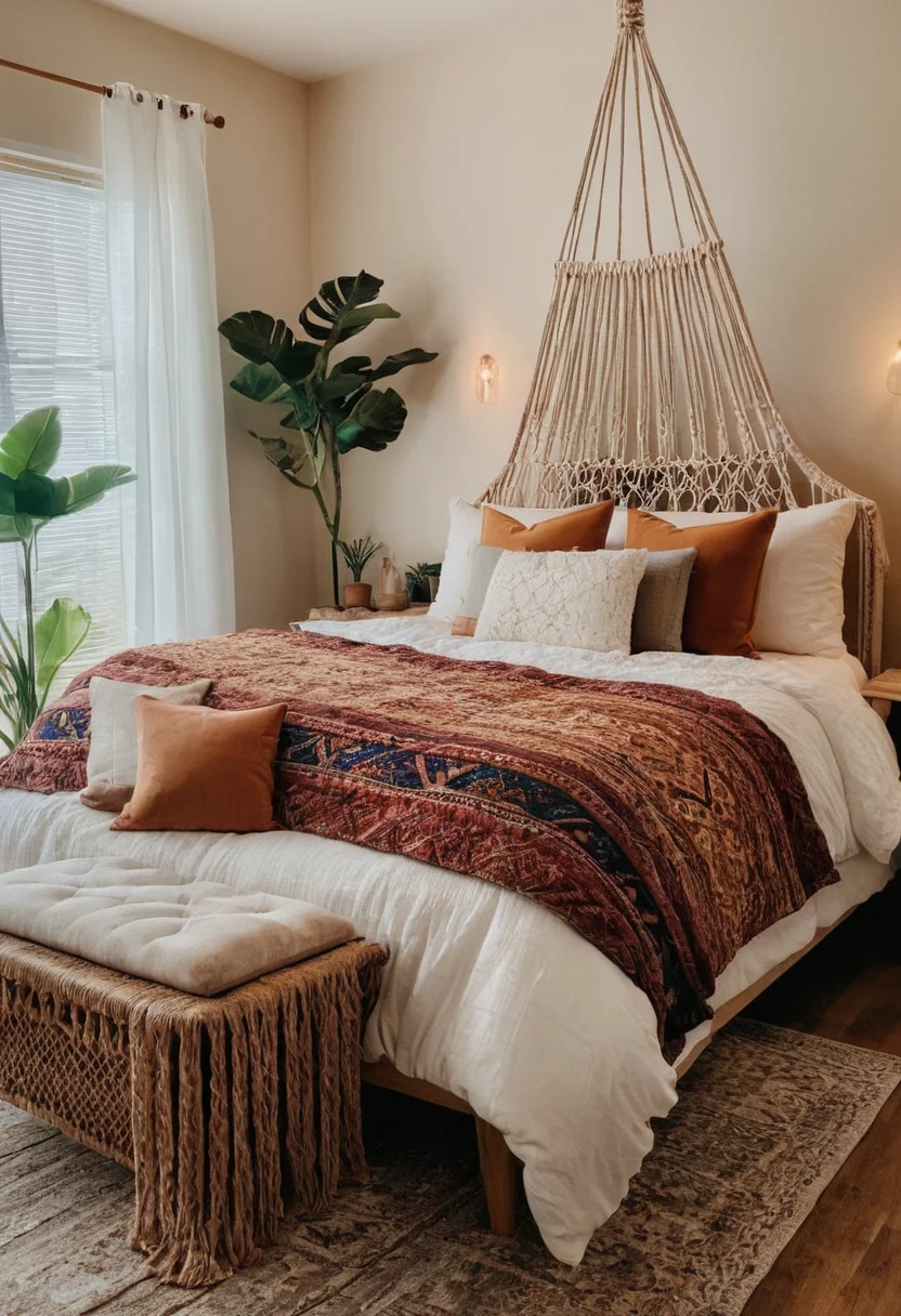 Room With Macrame Accents
