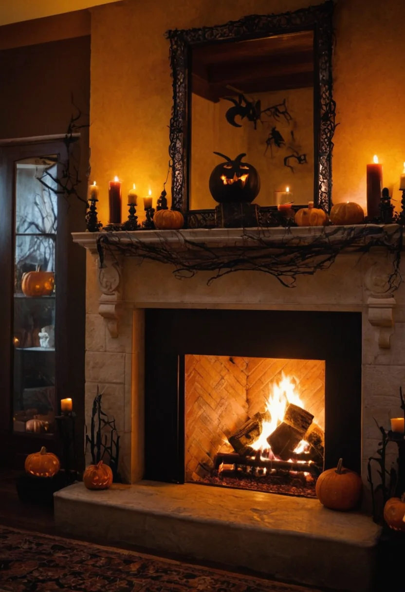 Spooky Mantel