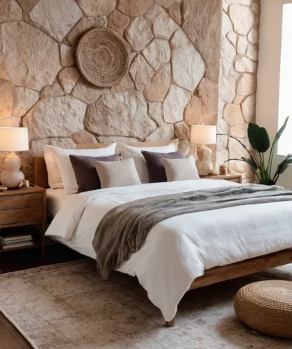 Room With Natural Stone Accents