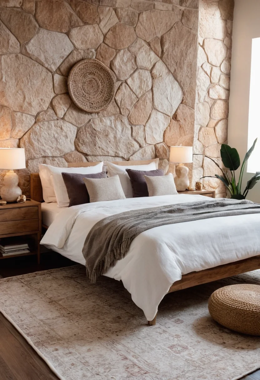 Room With Natural Stone Accents