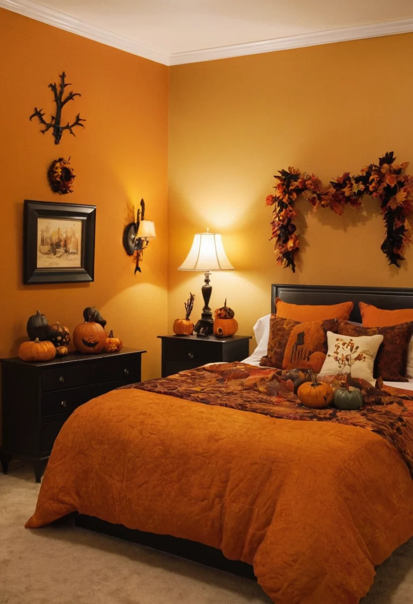 Room with Seasonal Decorations
