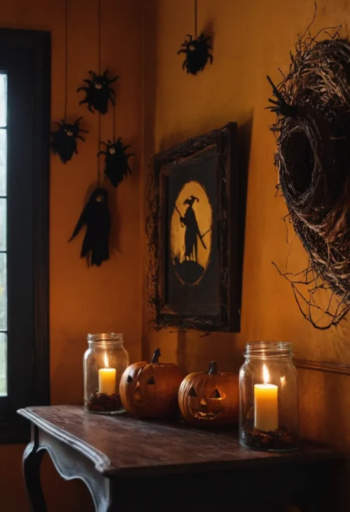 Halloween Art In A Room
